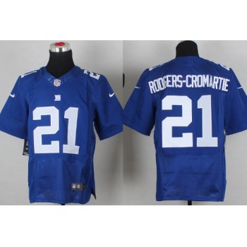 Nike New York Giants #21 Dominique Rodgers-Cromartie Blue Elite Jersey