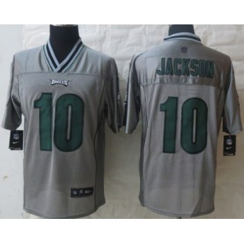 Nike Philadelphia Eagles #10 DeSean Jackson 2013 Gray Vapor Elite Jersey