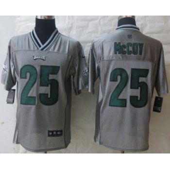 Nike Philadelphia Eagles #25 LeSean McCoy 2013 Gray Vapor Elite Jersey