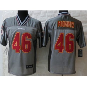 Nike Washington Redskins #46 Alfred Morris 2013 Gray Vapor Elite Jersey