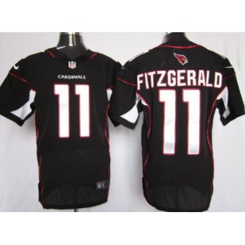 Nike Arizona Cardinals #11 Larry Fitzgerald Black Elite Jersey