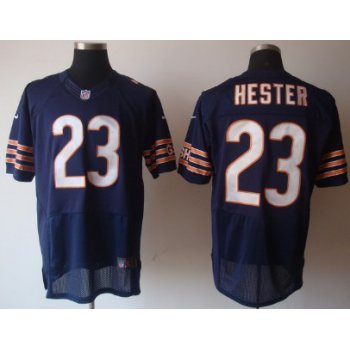 Nike Chicago Bears #23 Devin Hester Blue Elite Jersey