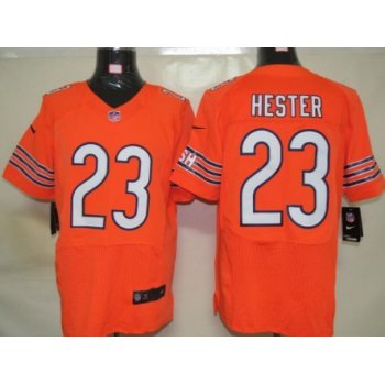 Nike Chicago Bears #23 Devin Hester Orange Elite Jersey