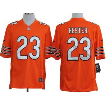 Nike Chicago Bears #23 Devin Hester Orange Game Jersey