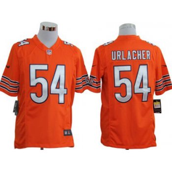 Nike Chicago Bears #54 Brian Urlacher Orange Game Jersey