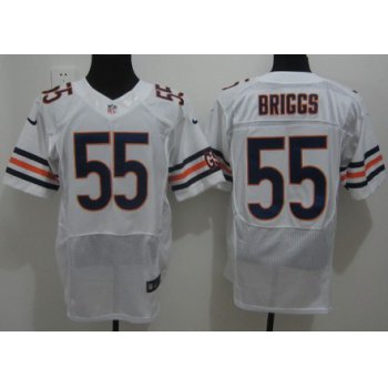 Nike Chicago Bears #55 Lance Briggs White Elite Jersey