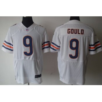 Nike Chicago Bears #9 Robbie Gould White Elite Jersey