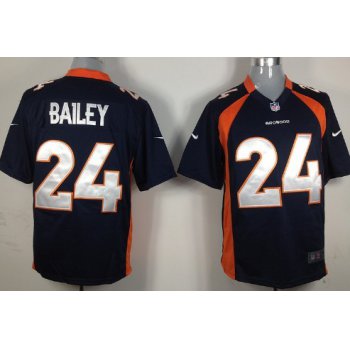 Nike Denver Broncos #24 Champ Bailey Blue Game Jersey