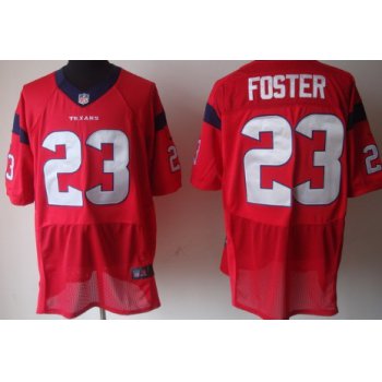 Nike Houston Texans #23 Arian Foster Red Elite Jersey