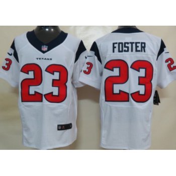 Nike Houston Texans #23 Arian Foster White Elite Jersey