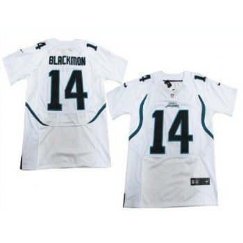 Nike Jacksonville Jaguars #14 Justin Blackmon White Elite Jersey