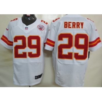 Nike Kansas City Chiefs #29 Eric Berry White Elite Jersey