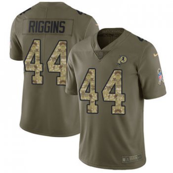 Nike Redskins #44 John Riggins Olive Camo Men's Stitched NFL Limited 2017 Salute To Service Jersey