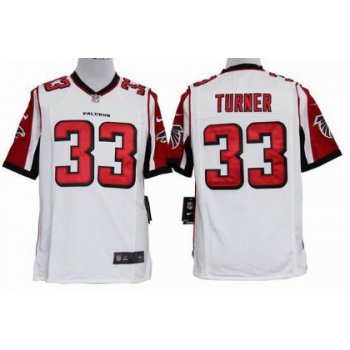 Nike Atlanta Falcons #33 Michael Turner White Game Jersey