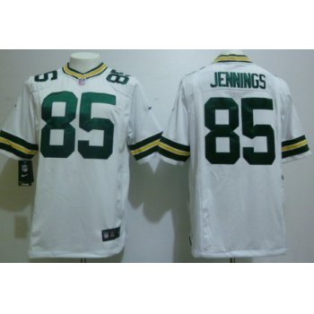 Nike Green Bay Packers #85 Greg Jennings White Game Jersey