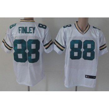 Nike Green Bay Packers #88 Jermichael Finley White Elite Jersey