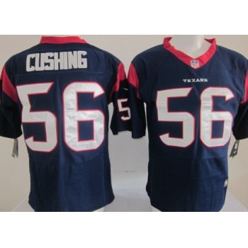 Nike Houston Texans #56 Brian Cushing Blue Elite Jersey