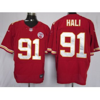 Nike Kansas City Chiefs #91 Tamba Hali Red Elite Jersey