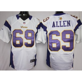 Nike Minnesota Vikings #69 Jared Allen White Elite Jersey