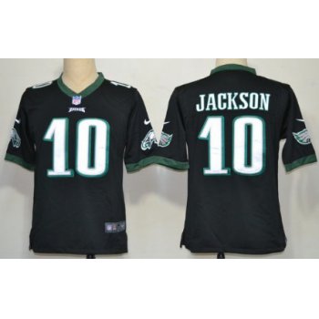 Nike Philadelphia Eagles #10 DeSean Jackson Black Game Jersey