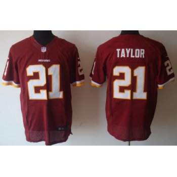 Nike Washington Redskins #21 Sean Taylor Red Elite Jersey