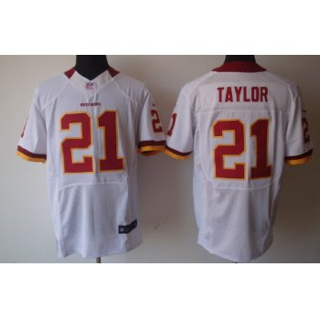 Nike Washington Redskins #21 Sean Taylor White Elite Jersey