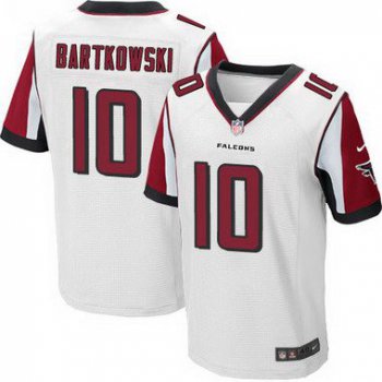 Men's Atlanta Falcons #10 Steve Bartkowski White Retired Player NFL Nike Elite Jersey