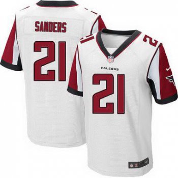 Men's Atlanta Falcons #21 Desmond Trufant White Road NFL Nike Elite Jersey