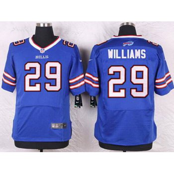 Men's Buffalo Bills #29 Karlos Williams Royal Blue Team Color NFL Nike Elite Jersey