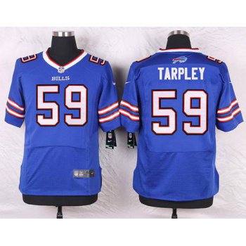 Men's Buffalo Bills #59 A. J. Tarpley Royal Blue Team Color NFL Nike Elite Jersey