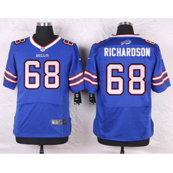 Men's Buffalo Bills #68 Cyril Richardson Royal Blue Team Color NFL Nike Elite Jersey