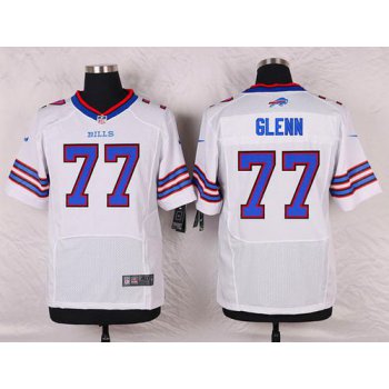 Men's Buffalo Bills #77 Cordy Glenn White Road NFL Nike Elite Jersey