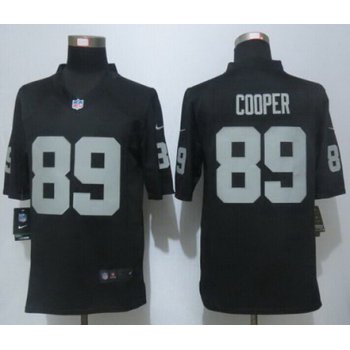 Oakland Raiders #89 Amari Cooper Black Team Color NFL Nike Game Jersey