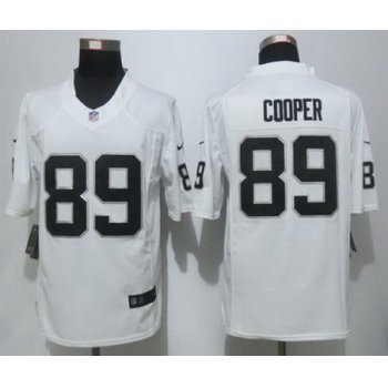 Oakland Raiders #89 Amari Cooper White Team Color NFL Nike Game Jersey