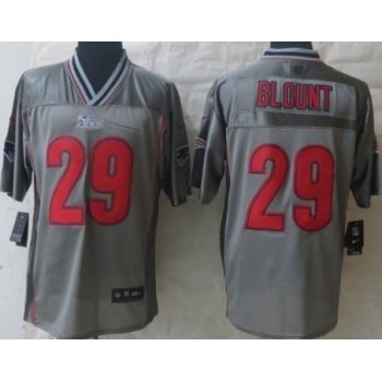 Nike New England Patriots #29 LeGarrette Blount 2013 Gray Vapor Elite Jersey