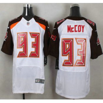 Men's Tampa Bay Buccaneers #93 Gerald McCoy White Road NFL Nike Elite Jersey