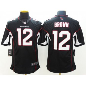 Nike Arizona Cardinals #12 John Brown Black Limited Jersey