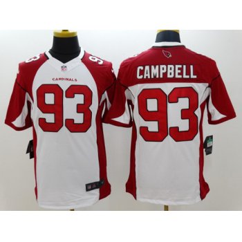 Nike Arizona Cardinals #93 Calais Campbell White Limited Jersey