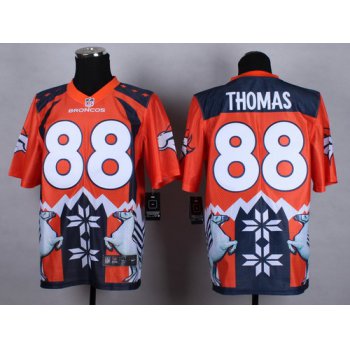 Nike Denver Broncos #88 Demaryius Thomas 2015 Noble Fashion Elite Jersey