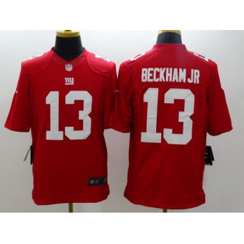 Nike New York Giants #13 Odell Beckham Jr Red Limited Jersey