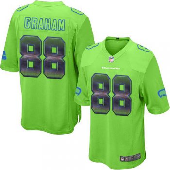 Nike Seahawks #88 Jimmy Graham Green Alternate Men's Stitched NFL Limited Strobe Jersey