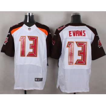 Nike Tampa Bay Buccaneers #13 Mike Evans White Men's Stitched NFL New Elite Jersey