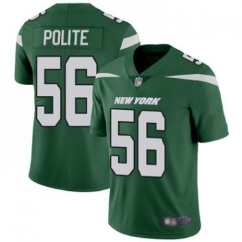 Jets #56 Jachai Polite Green Team Color Men's Stitched Football Vapor Untouchable Limited Jersey