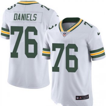 Men's Green Bay Packers #76 Mike Daniels White 2016 Color Rush Stitched NFL Nike Limited Jersey