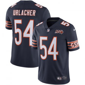 Nike Bears 54 Brian Urlacher Navy 100th Anniversary Retired Vapor Untouchable Limited Jersey