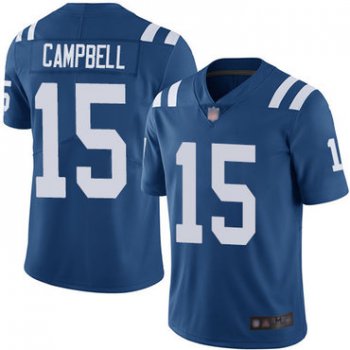 Colts #15 Parris Campbell Royal Blue Team Color Men's Stitched Football Vapor Untouchable Limited Jersey