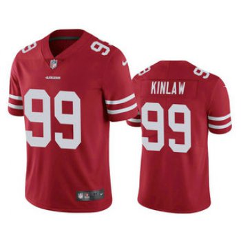 Men's San Francisco 49ers #99 Javon Kinlaw Red 2020 Vapor Untouchable Stitched NFL Nike Limited Jersey