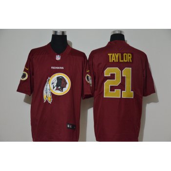 Men's Washington Redskins #21 Sean Taylor Red 2020 Big Logo Vapor Untouchable Stitched NFL Nike Fashion Limited Jersey