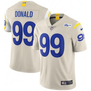 Nike Los Angeles Rams #99 Aaron Donald Bone 2020 New Vapor Untouchable Limited Jersey