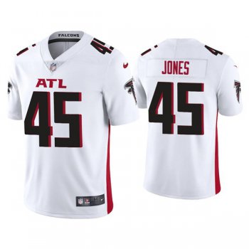 Men's Atlanta Falcons #45 Deion Jones White New Vapor Untouchable Limited Nike Jersey